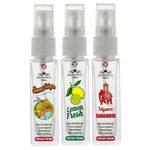 Menjewell Summer Cologne + Lemon Fresh + Mysore Sandalwood Eau De Parfum 10ml 0.3 Fl.oz. Each Pack Of 3 | Men Fragrance | Pocket Perfume Combo